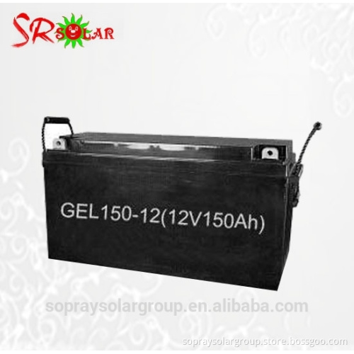 Long life rechargeable deep cycle battery 12V/150A